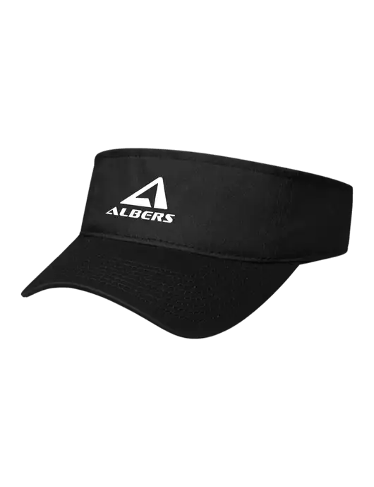 Black Cap Visor w/Albers Aerospace Logo