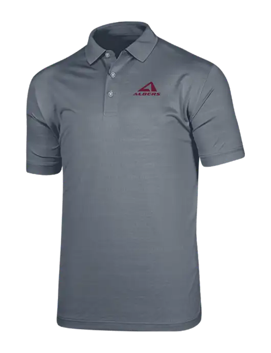 Callaway Vibrant Light Grey Ventilated Polo w/Albers Aerospace Logo