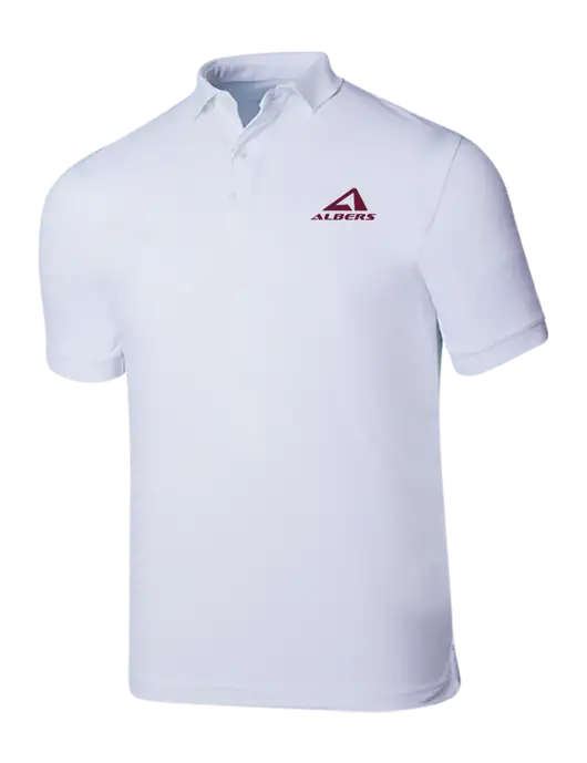 Callaway Ottoman Bright White Polo w/Albers Aerospace Logo