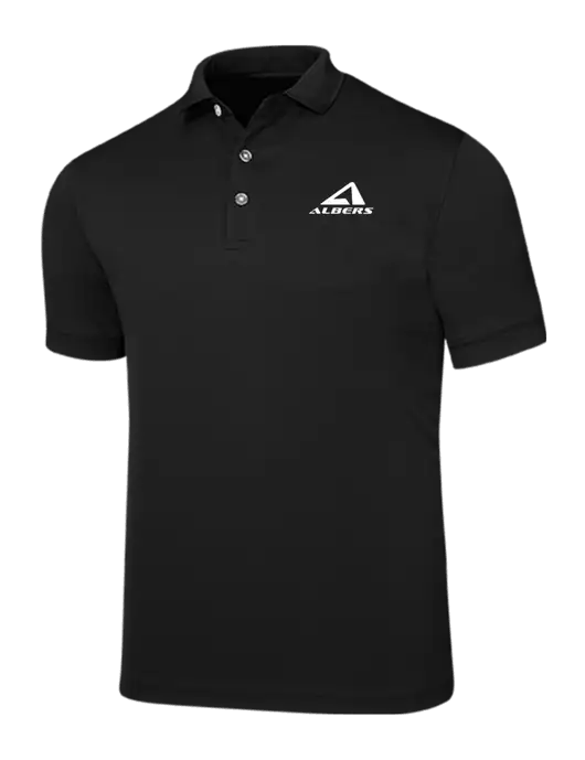 Callaway Ottoman Black Polo w/Albers Aerospace Logo