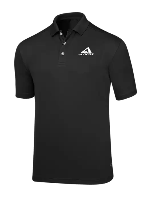 Callaway Core Black Performance Polo w/Albers Aerospace Logo