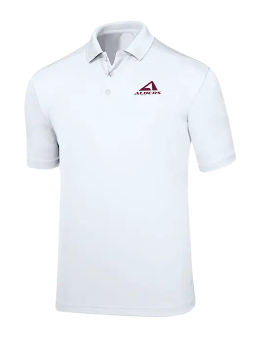 Callaway Core Bright White Performance Polo w/Albers Aerospace Logo