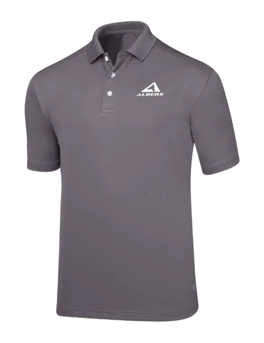 Callaway Core Medium Grey Performance Polo w/Albers Aerospace Logo