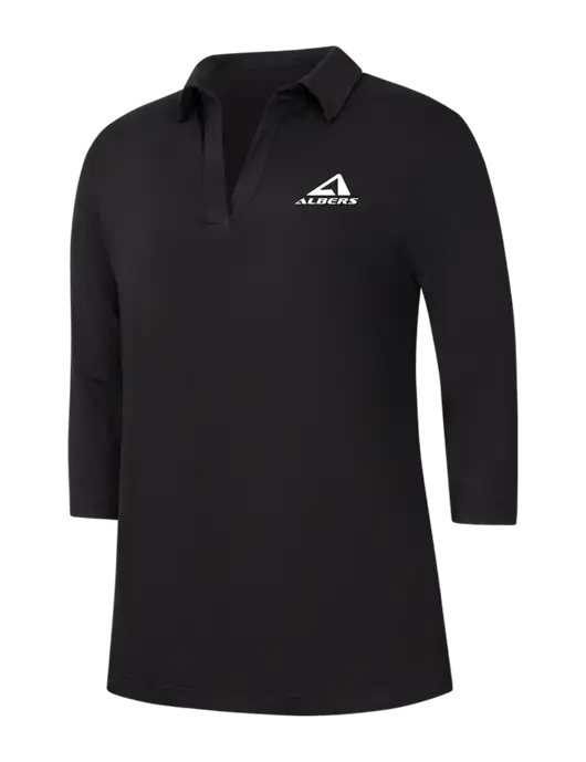 Womens Black Luxe Knit Tunic w/Albers Aerospace Logo