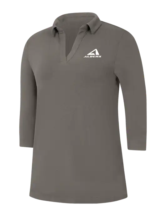 Womens Dark Grey Luxe Knit Tunic w/Albers Aerospace Logo