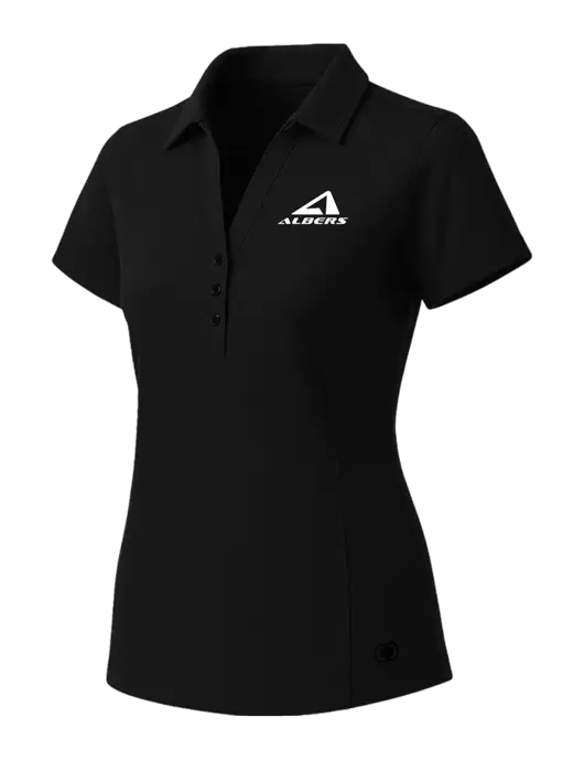 OGIO Womens Blacktop ONYX Polo w/Albers Aerospace Logo