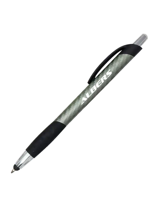 Sunray Gunmetal Stylus Pen w/Albers Aerospace Logo