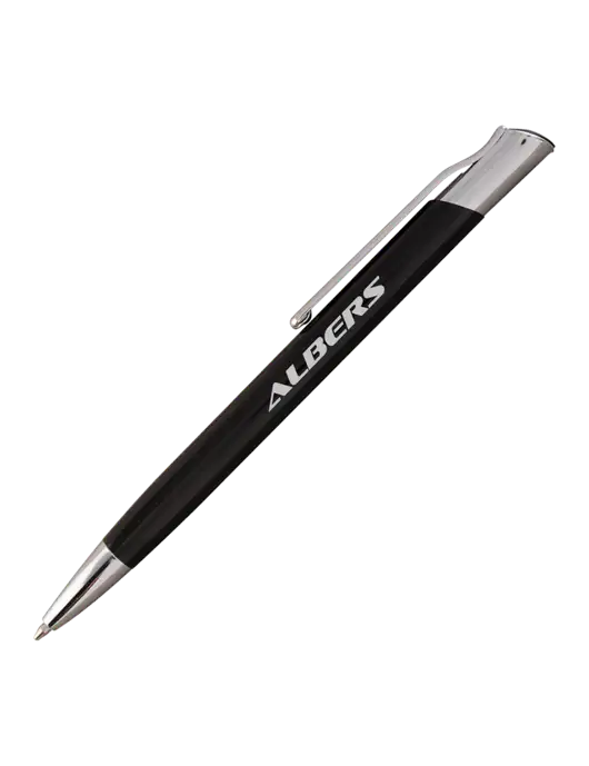 San Malo Black Pen - Black Ink w/Albers Aerospace Logo