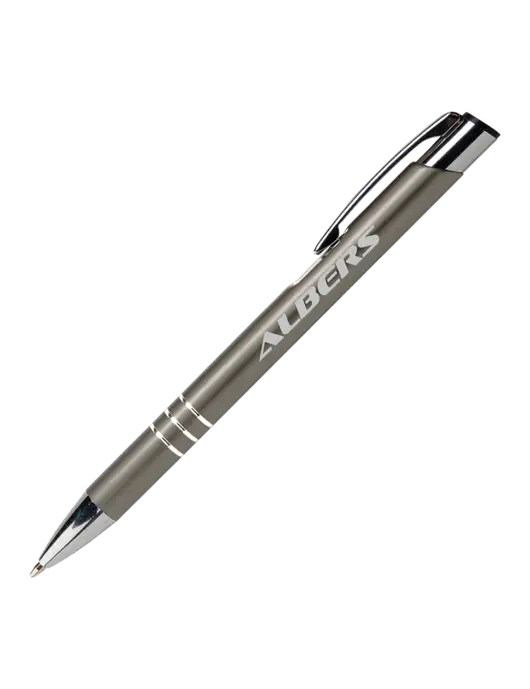 Laurent Gunmetal Pen - Black Ink w/Albers Aerospace Logo