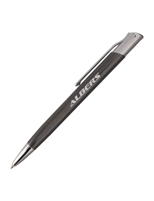 San Malo Gunmetal Pen - Black Ink w/Albers Aerospace Logo