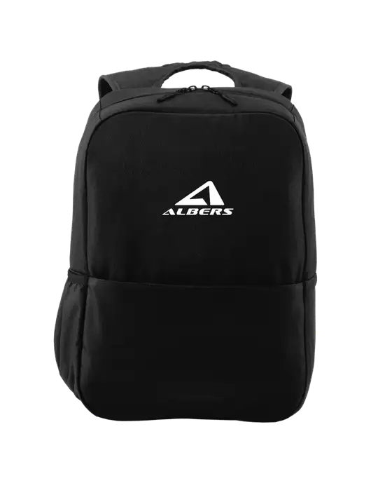 Access Square Laptop Black Backpack w/Albers Aerospace Logo