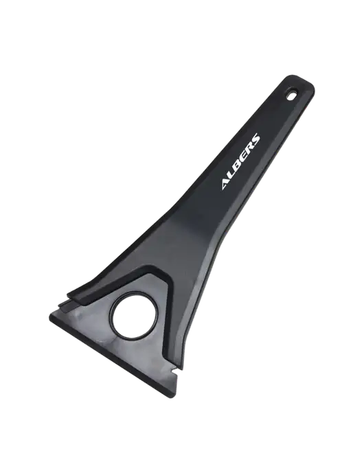 TriBlade Black Windshield Scraper w/Albers Aerospace Logo