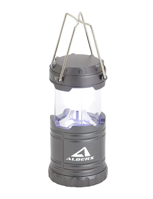 Gunmetal Mini Retro Lantern w/Albers Aerospace Logo