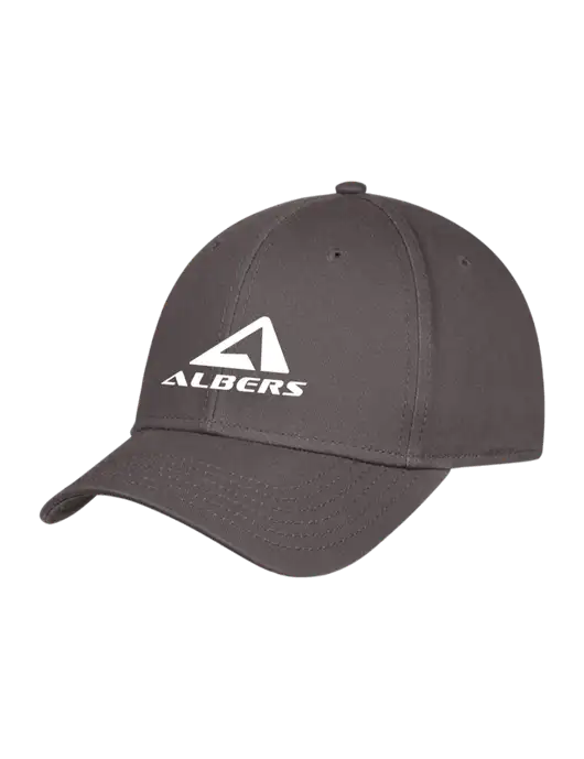 Charcoal Structured Cap Hook & Loop w/Albers Aerospace Logo
