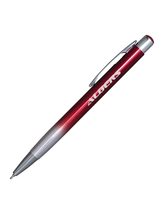 Desi Ombre Maroon Pen - Black Ink w/Albers Aerospace Logo