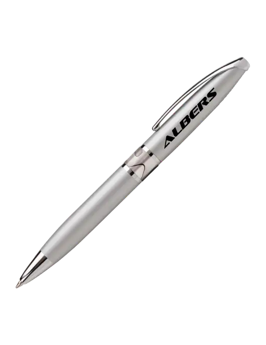 Illusion Silver Pen - Black Ink w/Albers Aerospace Logo