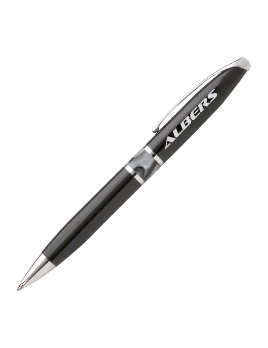 Illusion Black Pen - Black Ink w/Albers Aerospace Logo