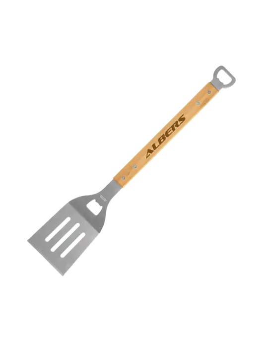 Bamboo BBQ Spatula w/Albers Aerospace Logo