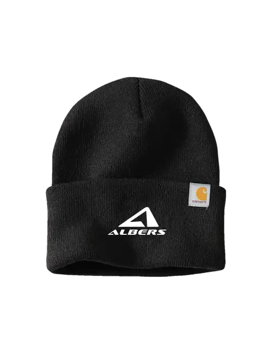 Carhartt Black Watch Cap 2.0 w/Albers Aerospace Logo