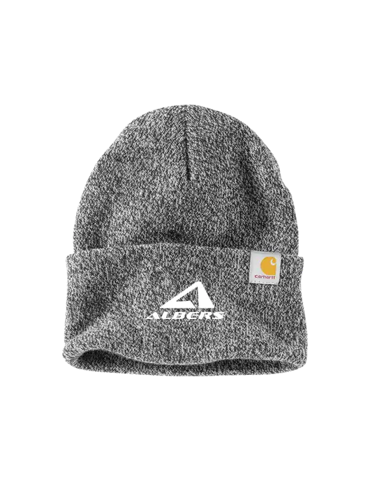 Carhartt Medium Grey Heather Watch Cap 2.0 w/Albers Aerospace Logo