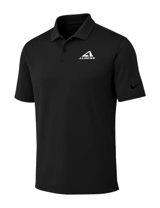 Nike Black Dri-FIT Vapor Polo w/Albers Aerospace Logo