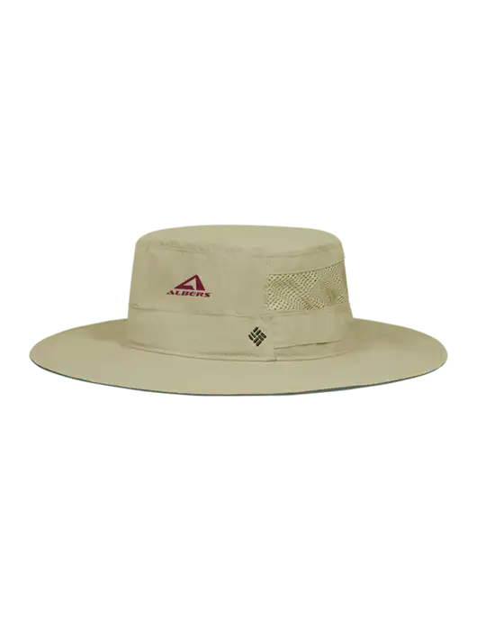 Columbia Tan Bora Bora Booney  Hat w/Albers Aerospace Logo