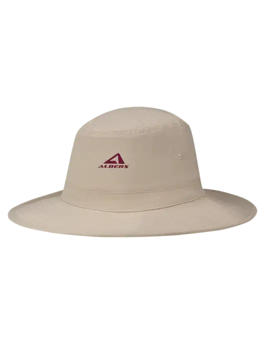 Tan Booney Sun Hat w/Albers Aerospace Logo