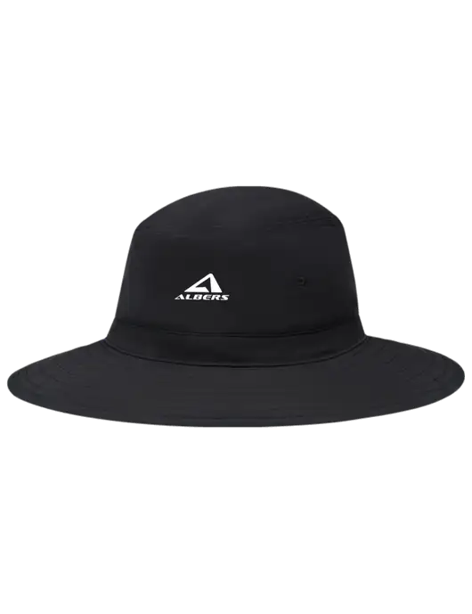 Black Booney Sun Hat w/Albers Aerospace Logo