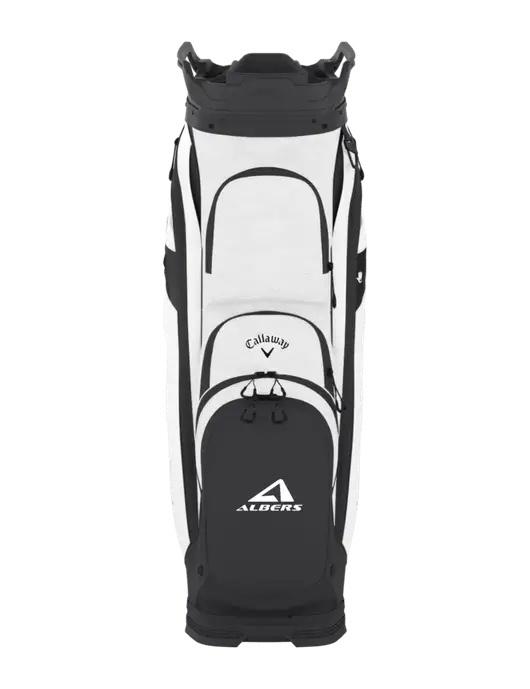 Callaway Org 14 Very Light Grey Camo/White Cart Golf Bag  w/Albers Aerospace Logo